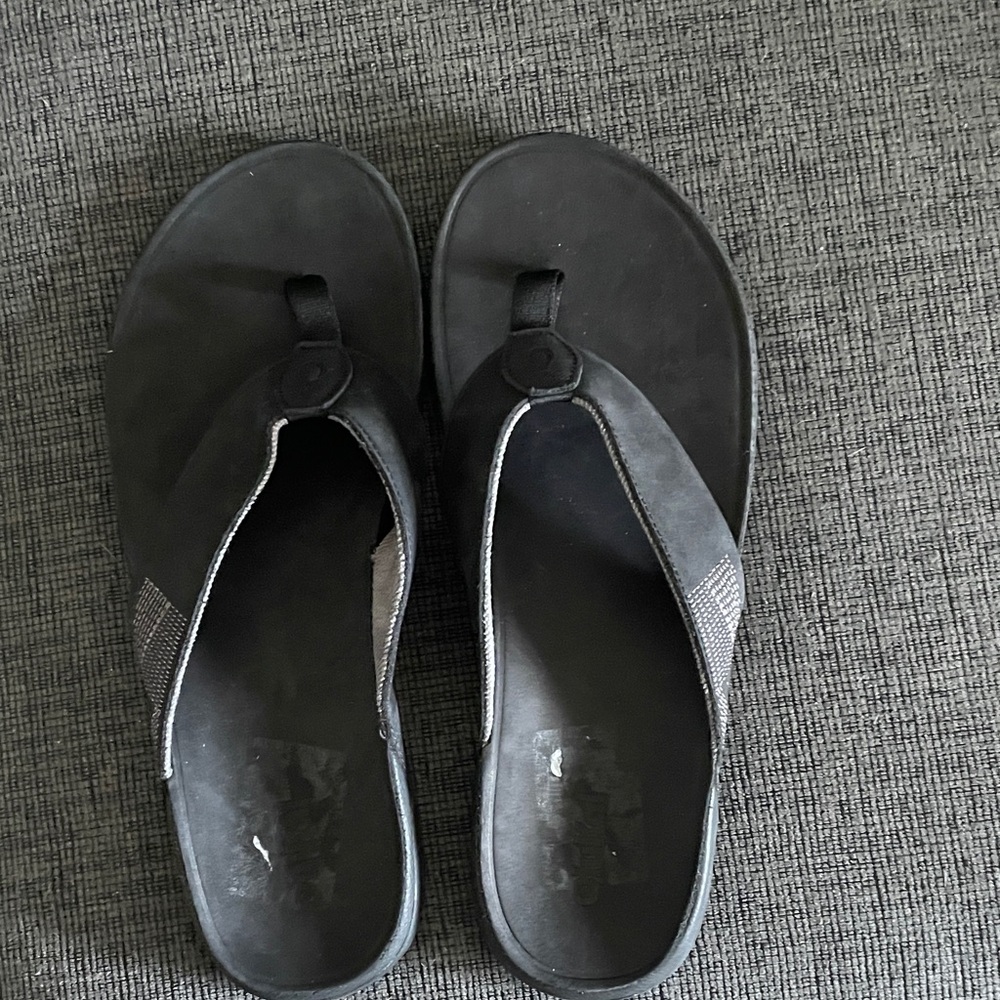 OluKai Black Men's Sandals